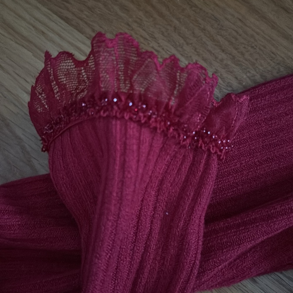 Red Ruffle Top - Picture 4 of 4